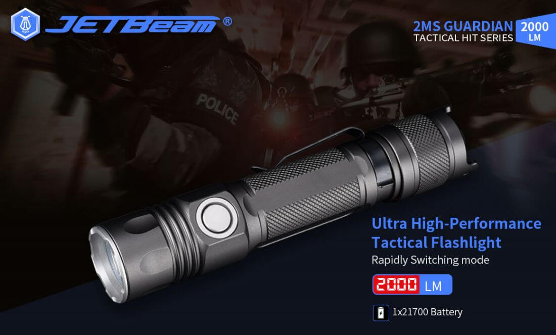 Jetbeam 2MS Tactical Flashlight